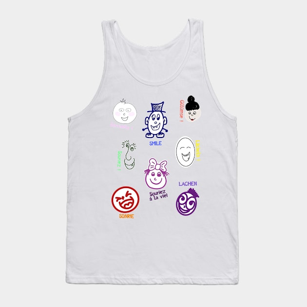 Smile ! Tank Top by GribouilleTherapie